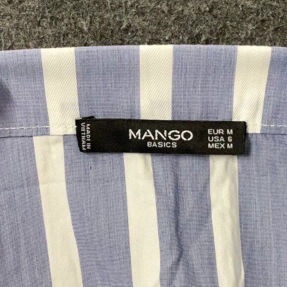 Mango Long Sleeve Tie Front Blouse - Picture 5 of 5